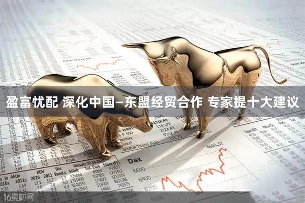 盈富忧配 深化中国—东盟经贸合作 专家提十大建议